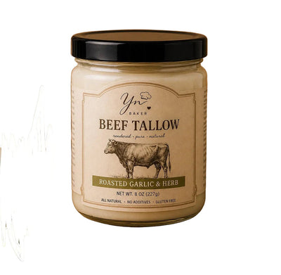 Roasted Garlic & Herb Beef Tallow